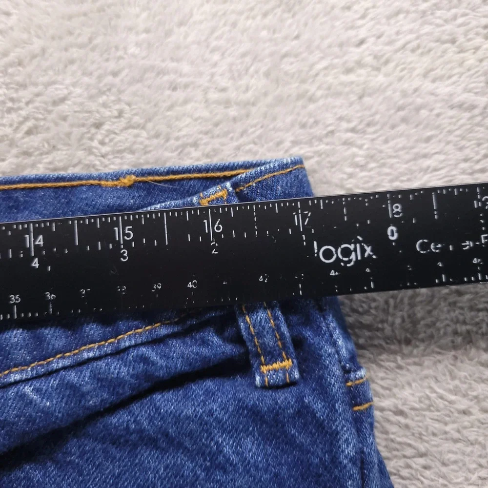 VTG Levis 505 Jeans Mens 36x34 Blue Straight Dark Wash Orange Tab 90s